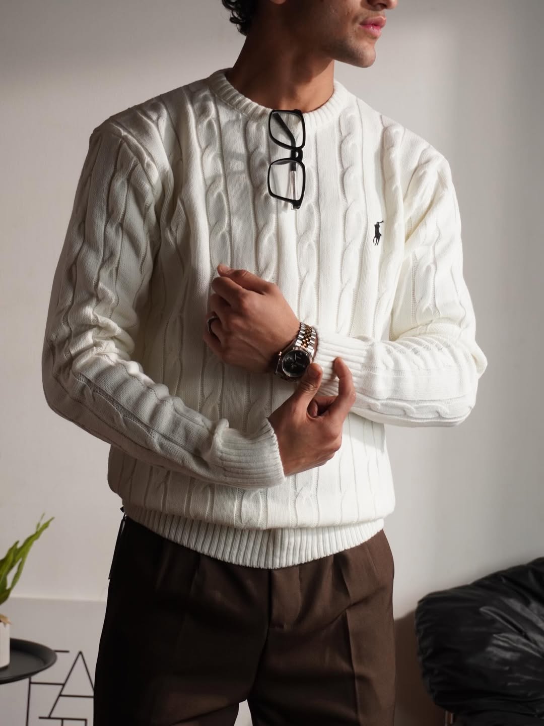 POLO Ralph lauran sweater Old Money en 100 % coton