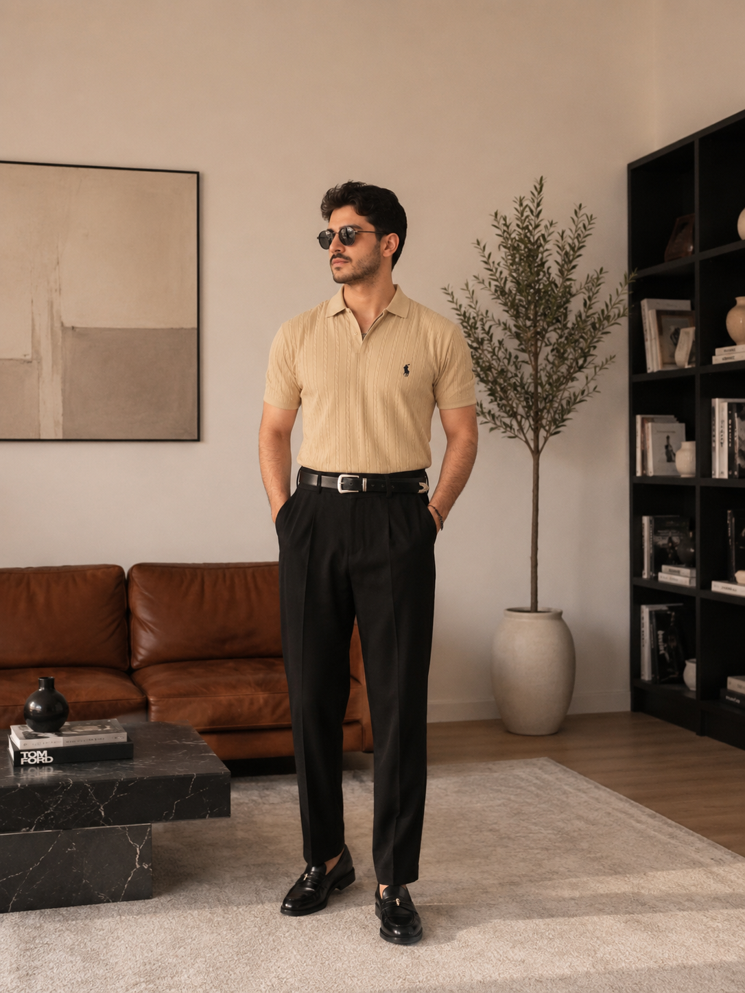 ZIP  Ralph Lauren  style Old Money  100 % coton