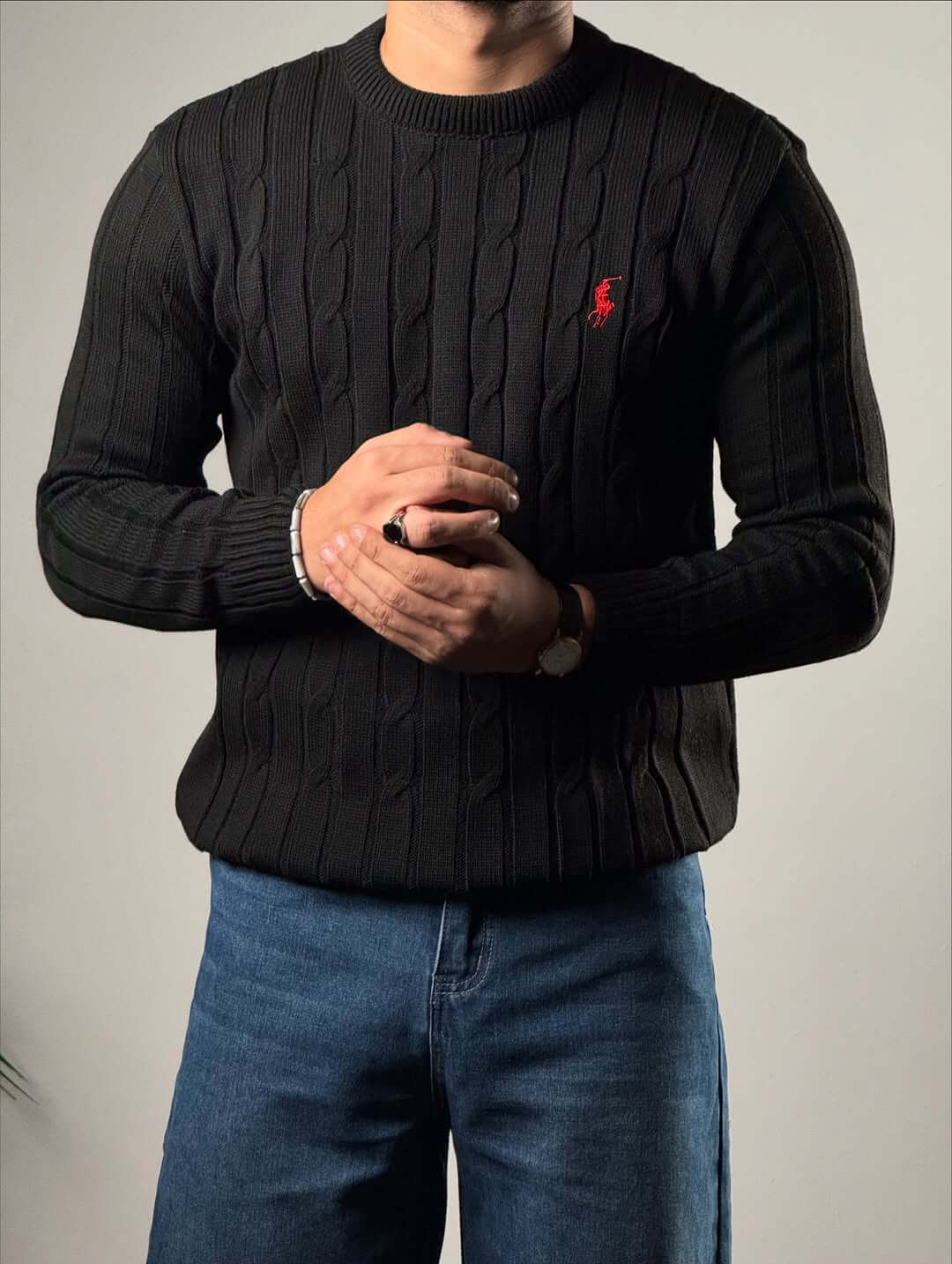 Ralph sweater Old Money en 100 % coton