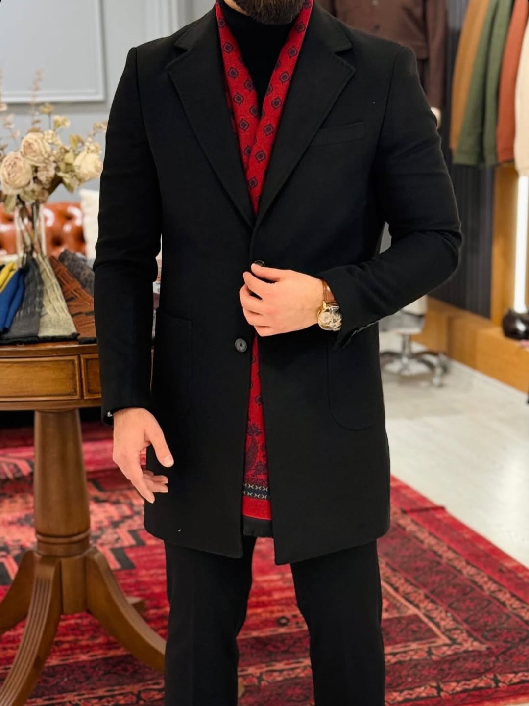 Manteau Homme Élégance Absolue