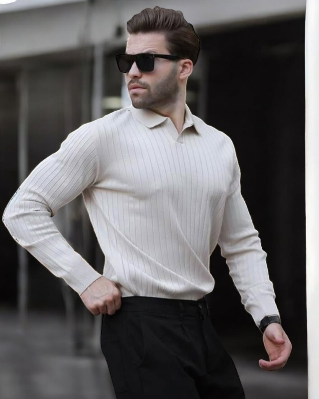 sweater Old Money en 100 % coton 2025