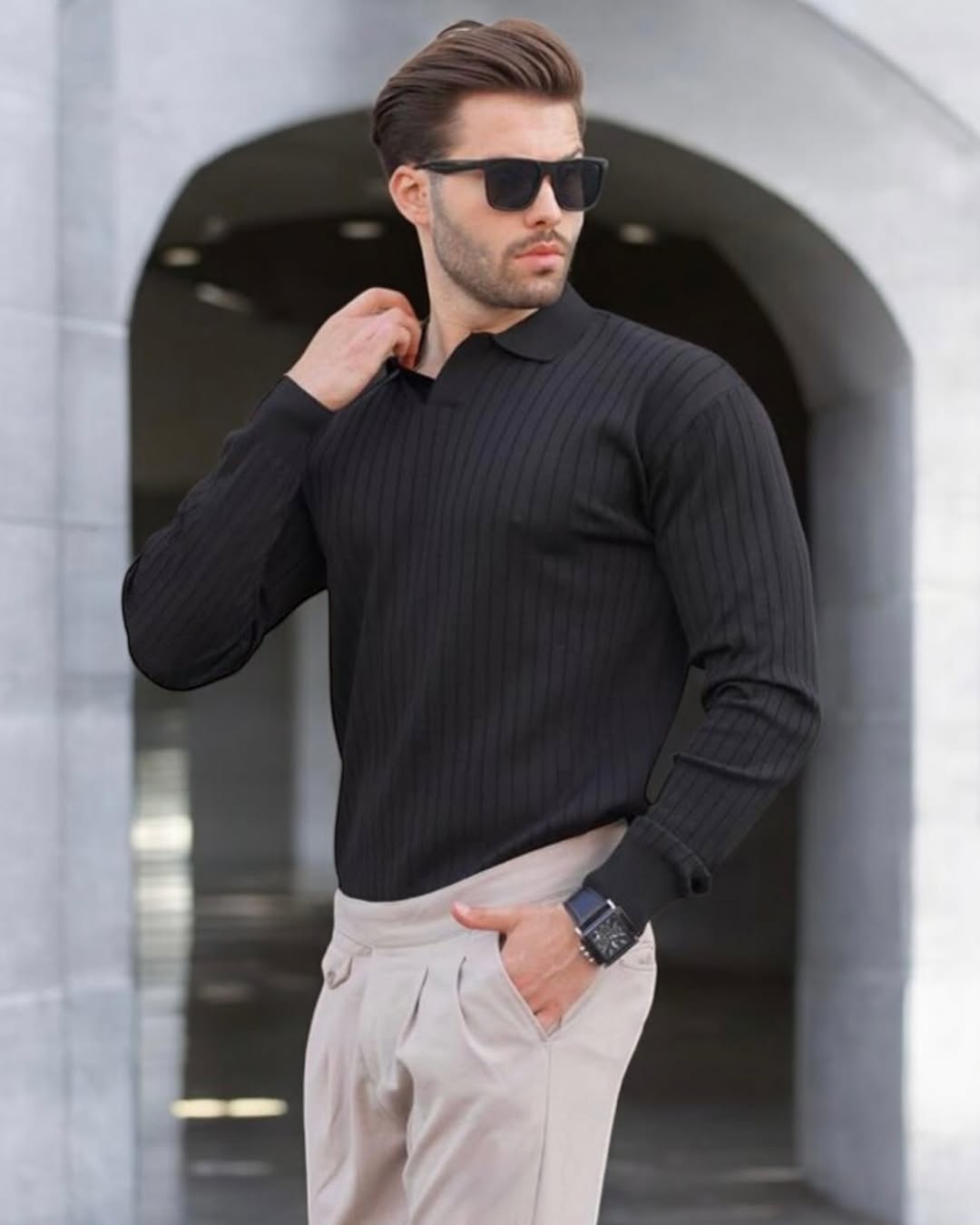 sweater Old Money en 100 % coton 2025