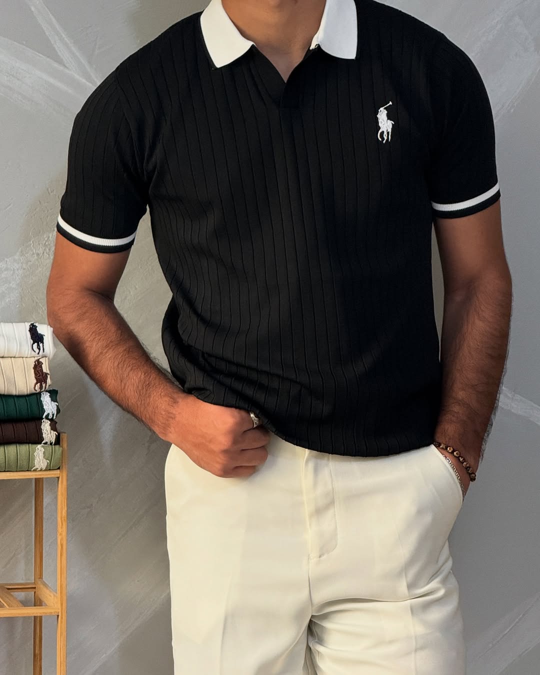 tricot Ralph Lauren  style Old Money  100 % coton