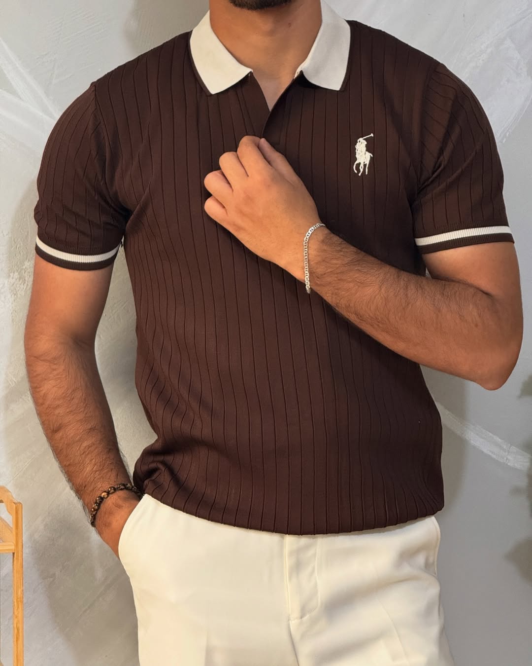 Tricot Ralph Lauren  style Old Money  100 % coton