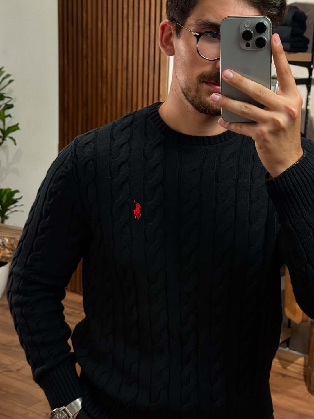 Ralph sweater Old Money en 100 % coton