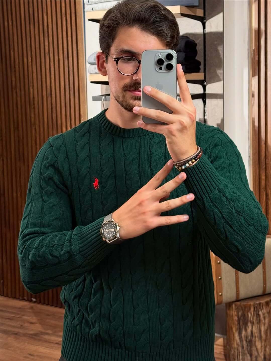 Ralph sweater Old Money en 100 % coton