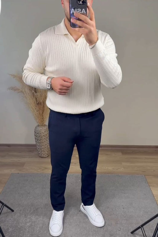 sweater Old Money en 100 % coton 2026