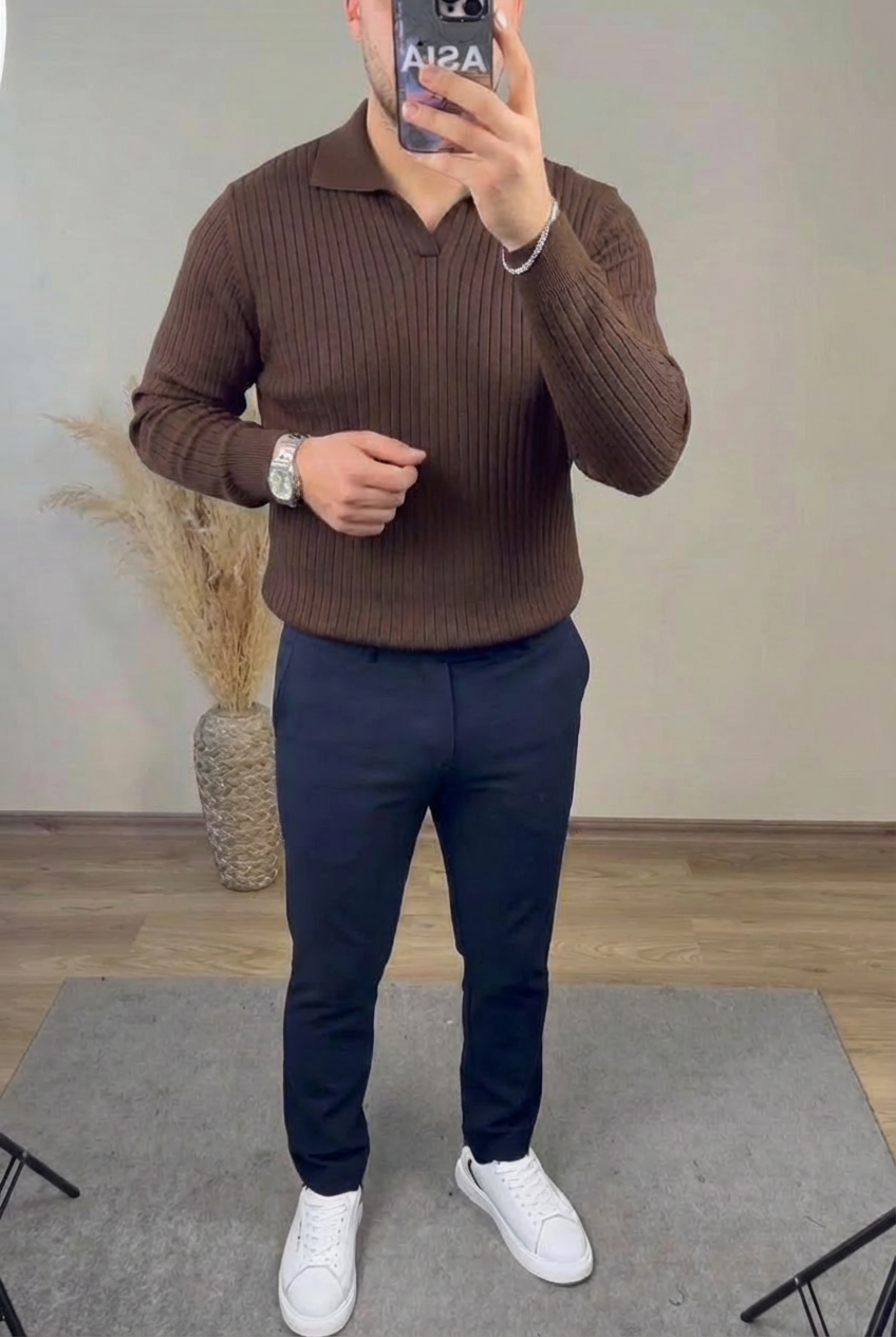 sweater Old Money en 100 % coton 2026