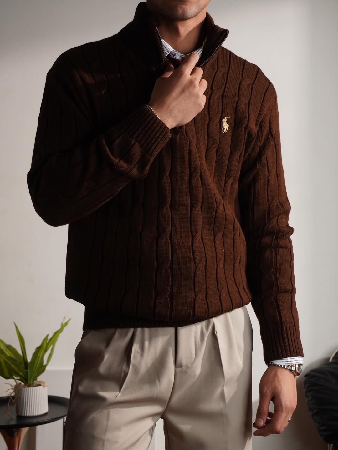 𝗥𝗮𝗹𝗽𝗵 𝗟𝗮𝘂𝗿𝗲𝗻 Zip  𝗞𝗻𝗶𝘁 𝗦𝘄𝗲𝗮𝘁𝗲𝗿𝘀