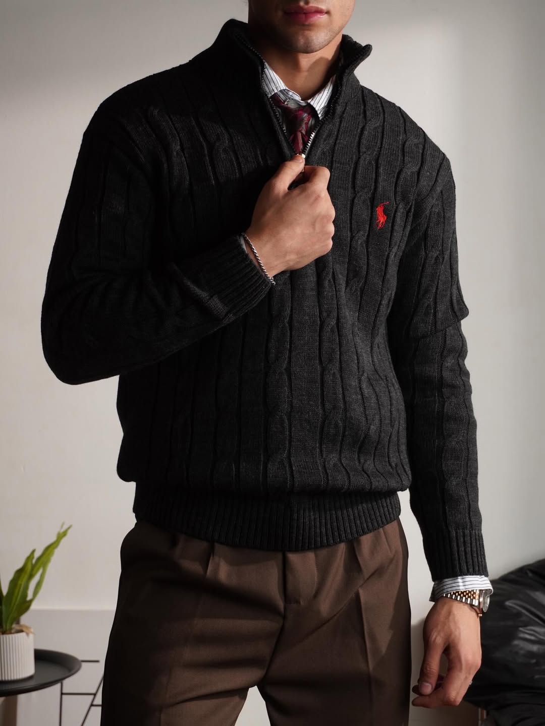 𝗥𝗮𝗹𝗽𝗵 𝗟𝗮𝘂𝗿𝗲𝗻 Zip  𝗞𝗻𝗶𝘁 𝗦𝘄𝗲𝗮𝘁𝗲𝗿𝘀